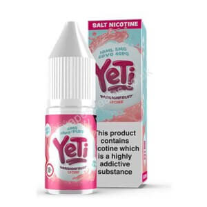 Yeti Passionfruit Lychee Salt Nicotine Eliquid 10ml Bottle With Box
