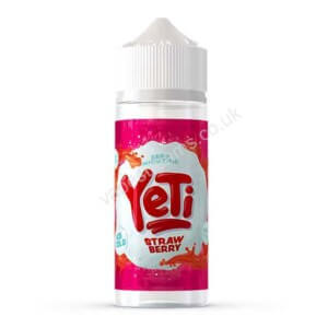 Yeti Strawberry 100ml Eliquid Shortfill Bottle