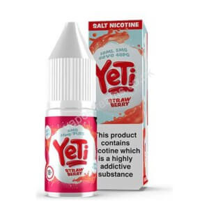 Yeti Strawberry Salt Nicotine Eliquid 10ml Bottle With Box