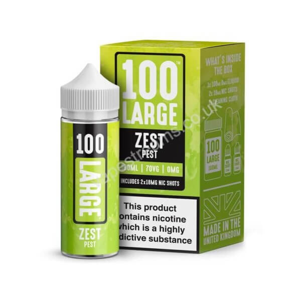 Zest Pest 100ml Eliquid Shortfill By 100 Large Juice