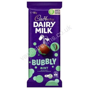 Cadbury’s Dairy Milk Bubbly mint Chocolate (AUS) 160g