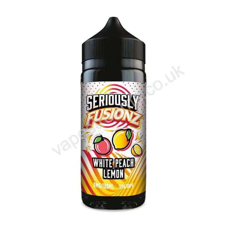 Doozy Seriously Fusionz White Peach Lemon100ml E Liquid Shortfill Bottle