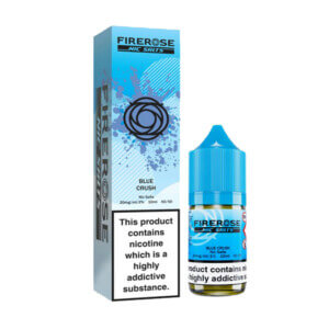 Firerose Blue Crush Nic Salt E-Liquid 10ml Bottle with Box