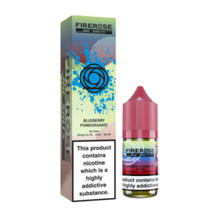 Firerose Blueberry Pomegranate Nic Salt E-Liquid 10ml Bottle with Box