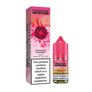 Firerose Strawberry Raspberry Nic Salt E-Liquid 10ml Bottle with Box