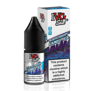 IVG Blackcurrant Candy Ice Nic Salt E-Liquid 10ml Bottle with Box