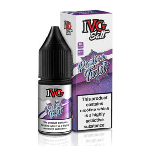 IVG Passion Twist Nic Salt E-Liquid 10ml Bottle with Box