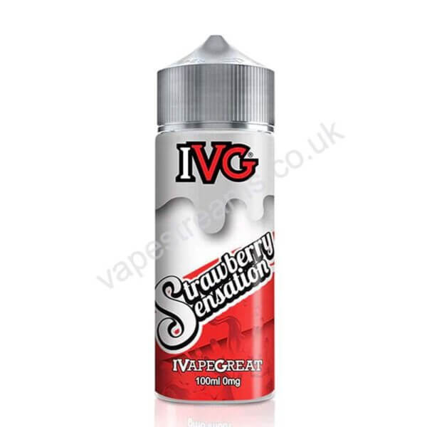 IVG Strawbery Sensation E Liquid Shortfill 100ml Bottle