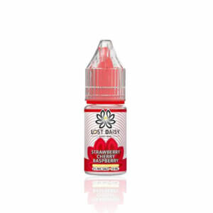 Lost Daisy Strawberry Cherry Raspberry Nic Salt E Liquid 10ml Bottle