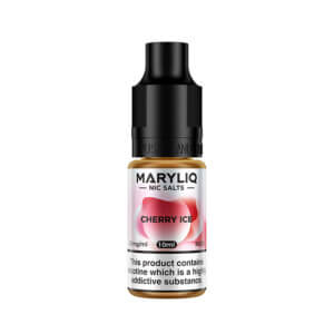 Maryliq Cherry Ice 10 ml e liquid nic salt bottle