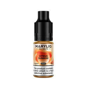 Maryliq Citrus Sunrise 10 ml e liquid nic salt bottle