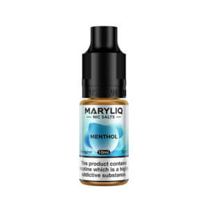 Maryliq Menthol 10 ml e liquid nic salt bottle