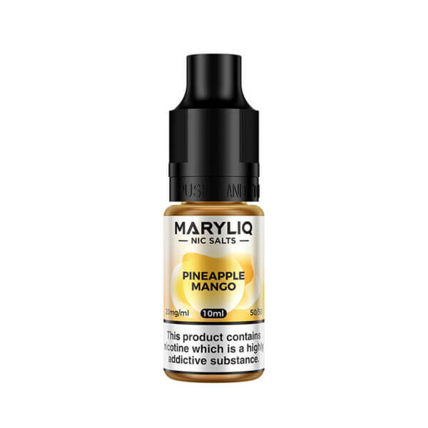 Maryliq Pineapple Mango 10 ml e liquid nic salt bottle