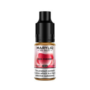 Maryliq Red Cherry 10 ml e liquid nic salt bottle