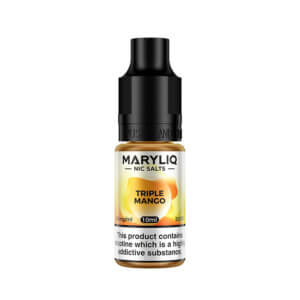 Maryliq Triple Mango 10 ml e liquid nic salt bottle