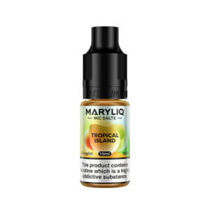 Maryliq Tropical Island 10 ml e liquid nic salt bottle