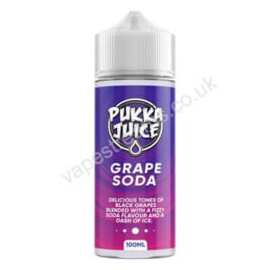 Pukka Juice Grape Soda Eliquid Shortfill 100ml Bottle