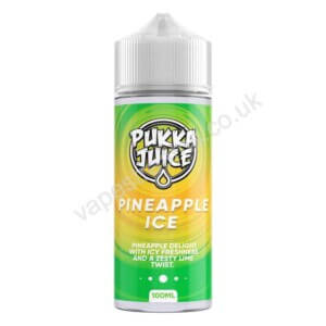 Pukka Juice Pineapple Ice Eliquid Shortfill 100ml Bottle