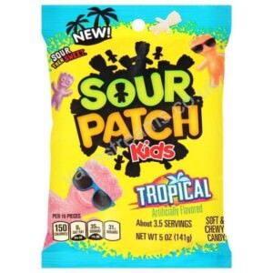 Sour Patch Kids tropical 141g (5oz) peg bag