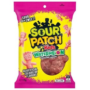 Sour Patch Kids watermelon peg bag 170g – australia
