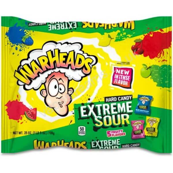 Warheads Extreme Sour Hard Candy 709g