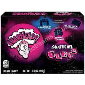 Warheads galactic cubes thetre box 99g (3.5oz)
