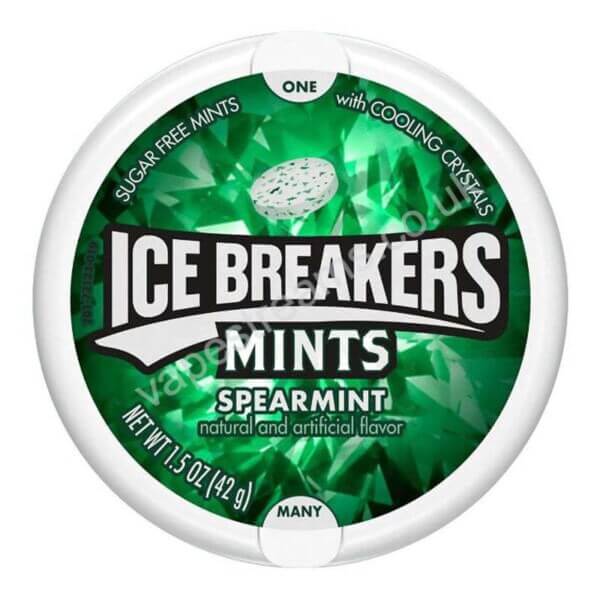 ice breakers mints – spearmint 42g (1.5oz) tin