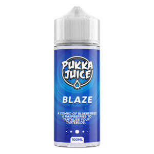 pukka juice blaze 100ml e-liquid shortfill bottle