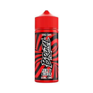 Brutal Red & Black 100ml E Liquid Shortfill Bottle