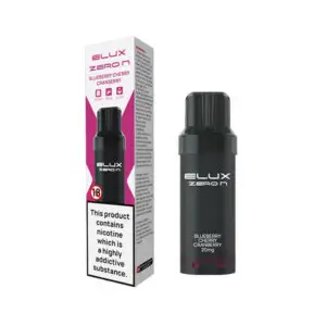 Elux Zero N Blueberry Cherry Cranberry Prefilled Pods