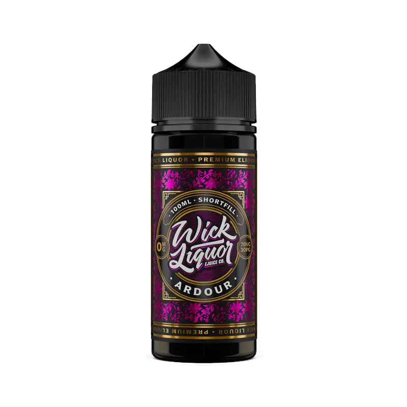 Wick Liquor Ardour 100ml E Liquid Shortfill Bottle