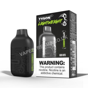 Tyson 2.0 Lightweight Apple Gummies Disposable Vape Pod With Box