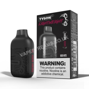 Tyson 2.0 Lightweight Cherry Berry Disposable Vape Pod With Box