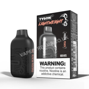Tyson 2.0 Lightweight Frozen Peach Disposable Vape Pod With Box