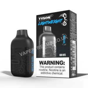 Tyson 2.0 Lightweight Menthol Disposable Vape Pod With Box