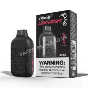 Tyson 2.0 Lightweight Mintberry Disposable Vape Pod With Box