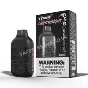 Tyson 2.0 Lightweight Watermelon Bubble Gum Disposable Vape Pod With Box