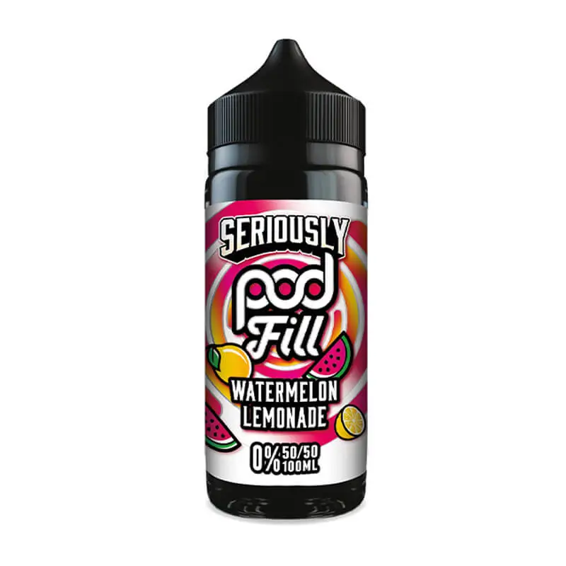 Doozy Seriously Pod Fill Watermelon Lemonade 100ml E Liquid Shortfill Bottle