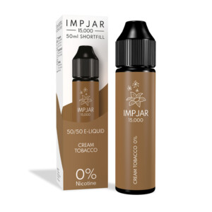 Imp Jar Cream Tobacco 50ml E Liquid Shortfill Bottle With Box