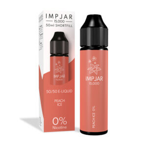 Imp Jar Peach Ice 50ml E Liquid Shortfill Bottle With Box