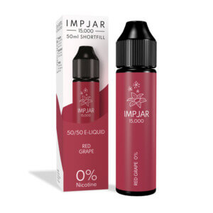 Imp Jar Red Grape 50ml E Liquid Shortfill Bottle With Box