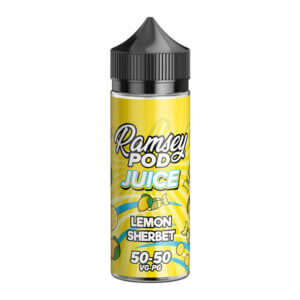 Ramsey Pod Juice Lemon Sherbet 100ml E Liquid Shortfill Bottle