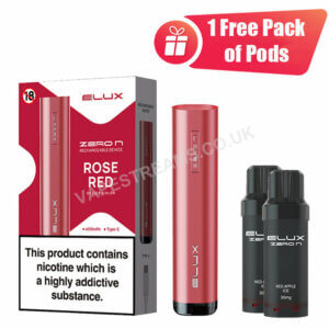 Elux Zero N Pod With Free Pack Of Pods Vs