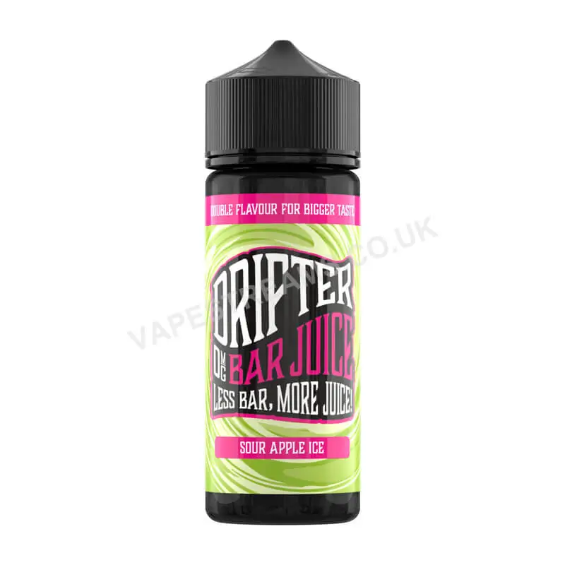 Drifter Sour Apple Ice 100ml E Liquid Shortfill Bottle