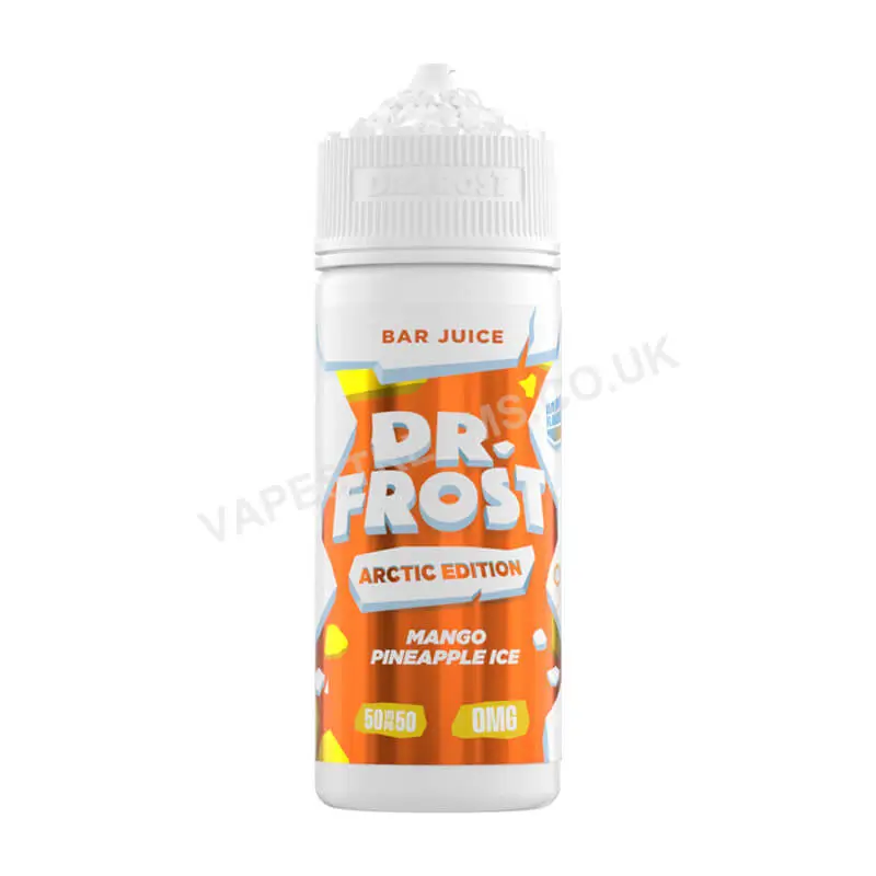 Dr Frost Arctic Edition Mango Pineapple Ice 100ml E Liquid Shortfill Bottle