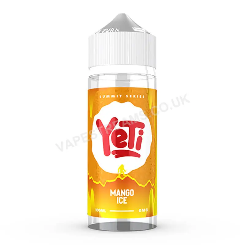 Yeti Summit Series Mango Ice 100ml E Liquid Shortfill Bottle