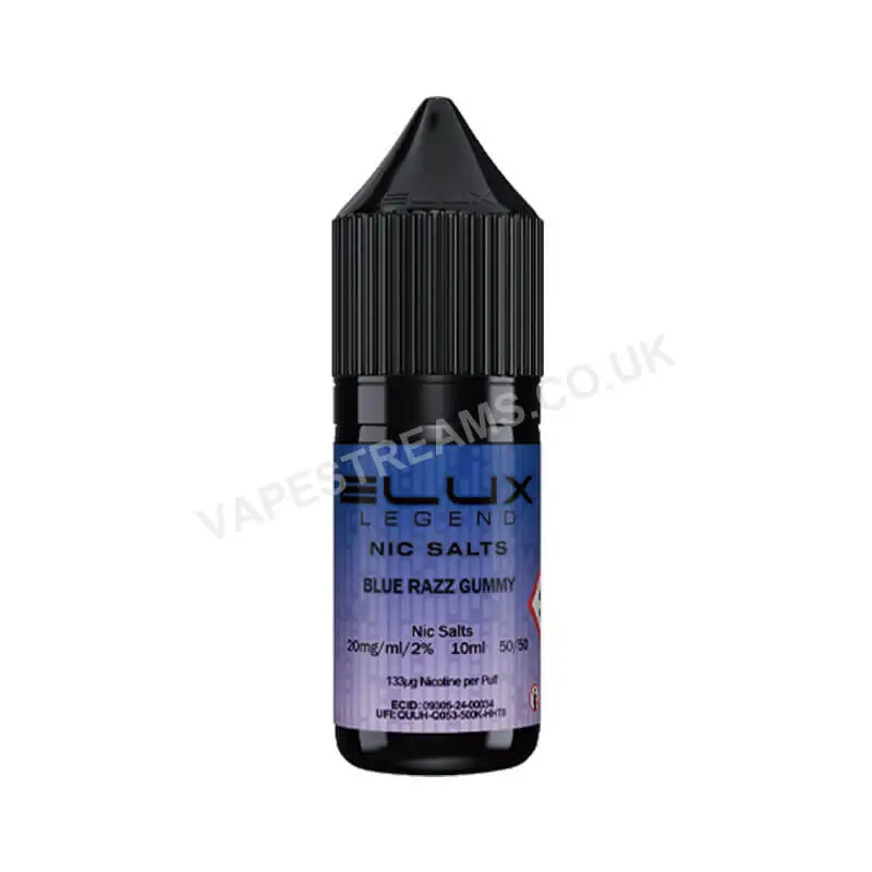 Elux Legend Blue Razz Gummy 10ml Nic Salt E Liquid
