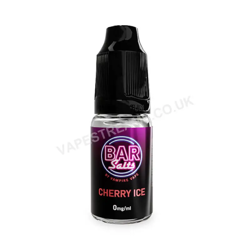 Vampire Vape Bar Salts Cherry Ice 10ml Nic Salt E Liquid Bottle