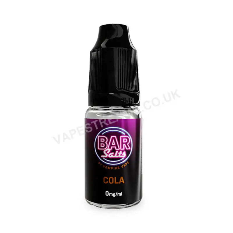 Vampire Vape Bar Salts Cola 10ml Nic Salt E Liquid Bottle