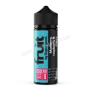 Supergood Fruit Blueberry Raspberry & Cherry 100ml E Liquid Shortfill Bottle